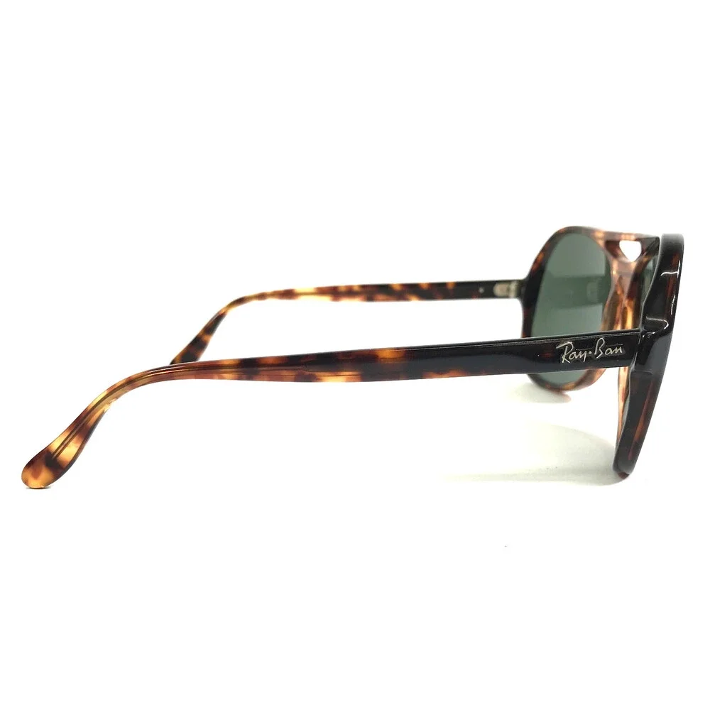 Vintage Ray-Ban B&L Sunglasses POWDERHORN Havana Tortoise Frames with Lensesw